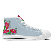 Load image into Gallery viewer, Ti Amo I love you - Exclusive Brand  - High-Top Canvas Shoes - White Soles
