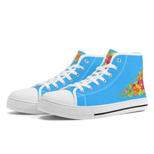 Load image into Gallery viewer, Ti Amo I love you - Exclusive Brand  - High-Top Canvas Shoes - White Soles
