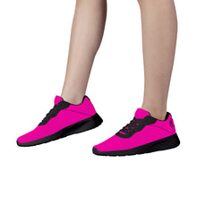 Load image into Gallery viewer, Ti Amo I love you - Exclusive Brand  - Hollywood Cerise - Dragon Heart - Air Mesh Running Shoes - Black Soles
