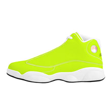 Load image into Gallery viewer, Ti Amo I love you - Exclusive Brand  -Artic Lime - Mens / Womens - Unisex  Basketball Shoes - White Laces
