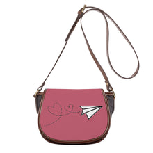 Load image into Gallery viewer, Ti Amo I love you - Exclusive Brand - Contessa 2 - Paper Airplane - Saddle Bag
