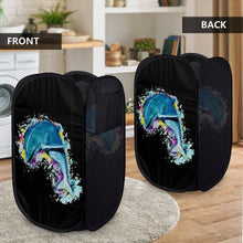 Load image into Gallery viewer, Ti Amo I love you - Exclusive Brand  - Laundry Hamper Black
