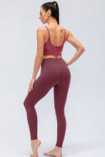 Load image into Gallery viewer, Wide Waistband Slim Fit Active Leggings - Sizes S-2XL - Ti Amo I love you
