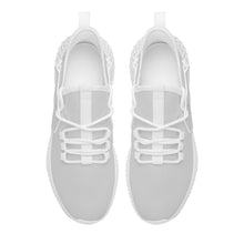 Load image into Gallery viewer, Ti Amo I love you - Exclusive Brand - Alto Gray - Double Heart - Womens Mesh Knit Shoes - White Soles
