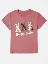 Load image into Gallery viewer, HAPPY EASTER Round Neck Short Sleeve T-Shirt
