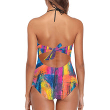Load image into Gallery viewer, Ti Amo I love you - Exclusive Brand - Lace Band Embossing Swimsuit - Sizes S-2XL
