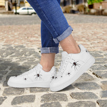 Load image into Gallery viewer, Ti Amo I love you - Exclusive Brand - White - Lots of Spiders - Mens / Womens -  Low Top Unisex Sneakers
