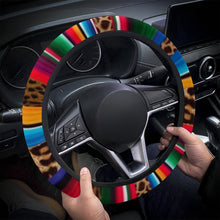 Load image into Gallery viewer, Ti Amo I love you - Exclusive Brand - Leopard &amp; Stripes - Car Steering Wheel Covers
