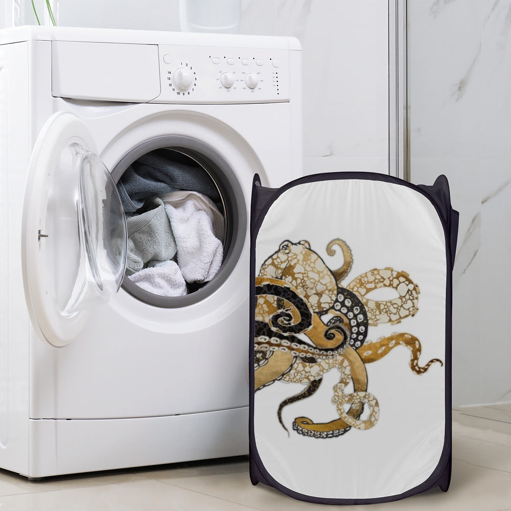 Ti Amo I love you - Exclusive Brand - Laundry Hamper Black