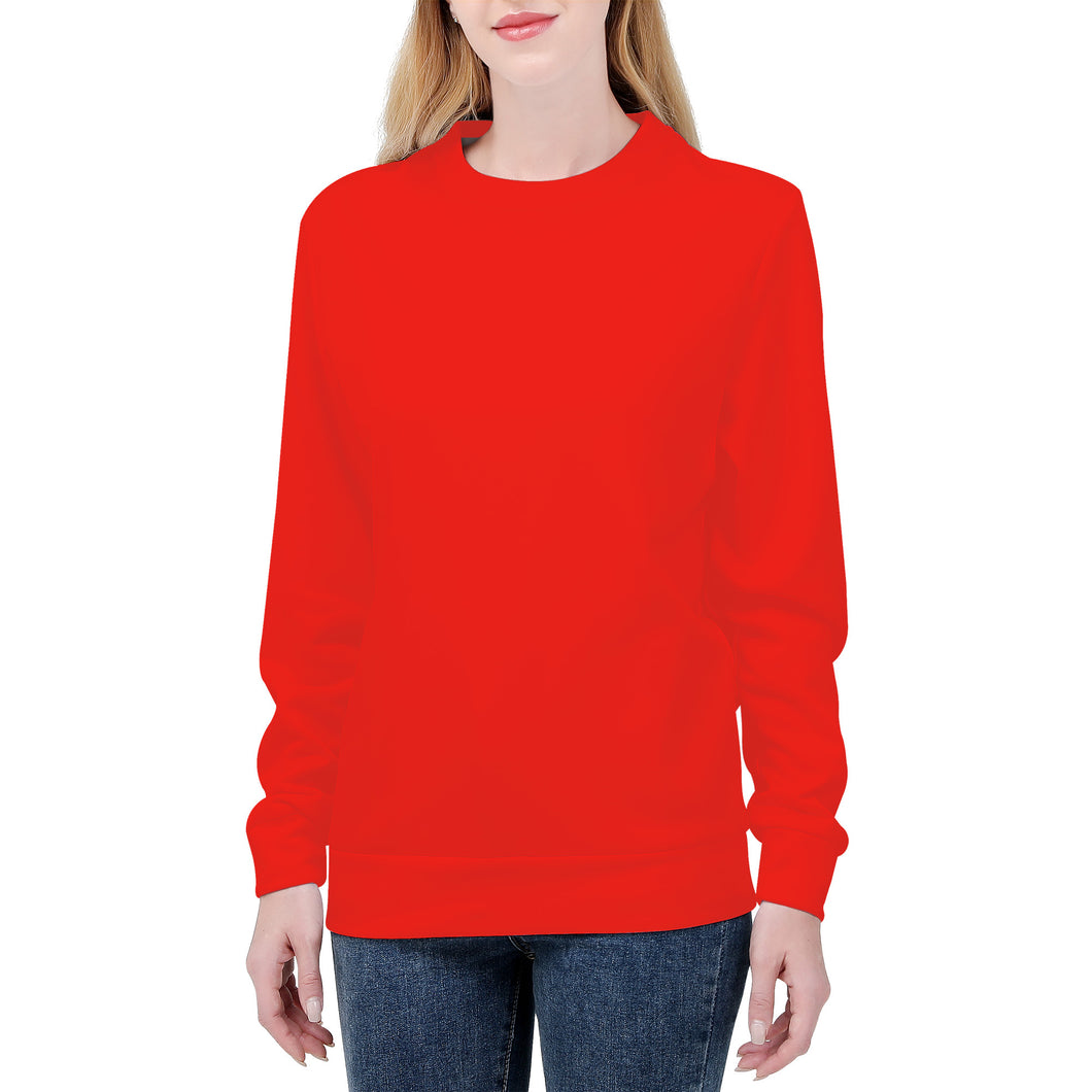 Ti Amo I love you - Exclusive Brand  - Scarlet - Solid Color Women's Sweatshirt