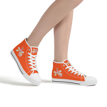 Load image into Gallery viewer, Ti Amo I love you - Exclusive Brand - High-Top Canvas Shoes - White Soles
