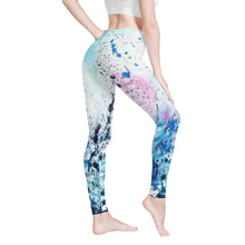 Load image into Gallery viewer, Ti Amo I love you - Exclusive Brand - Splatter - Womens / Teen Girls / Womens Plus Size - Yoga Leggings - Sizes XS-3XL
