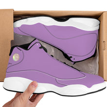 Load image into Gallery viewer, Ti Amo I love you  - Exclusive Brand  - African Violet - Womens Basketball Shoes - Black Laces
