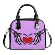 Load image into Gallery viewer, Ti Amo I love you  - Exclusive Brand - Perfume - Skeleton Hands with Heart - Shoulder Handbag
