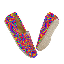 Load image into Gallery viewer, Ti Amo I love you  - Exclusive Brand  - Rainbow Swirl - Casual Flat Driving Shoe
