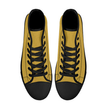 Load image into Gallery viewer, Ti Amo I love you - Exclusive Brand - High-Top Canvas Shoes - Black Soles
