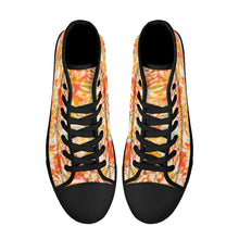 Load image into Gallery viewer, Ti Amo I love you - Exclusive Brand - High-Top Canvas Shoes - Black Soles
