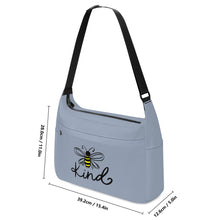 Load image into Gallery viewer, Ti Amo I love you - Exclusive Brand - Gull Gray - Bee Kind - Journey Computer Shoulder Bag
