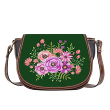 Load image into Gallery viewer, Ti Amo I love you - Exclusive Brand - Parsley - Floral Bouquet - Saddle Bag
