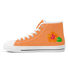 Load image into Gallery viewer, Ti Amo I love you - Exclusive Brand - High-Top Canvas Shoes - White Soles
