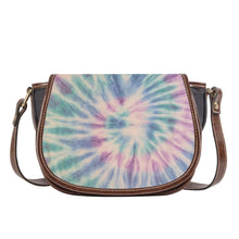 Load image into Gallery viewer, Ti Amo I love you - Exclusive Brand - Pastel Tie-Dye - Saddle Bag
