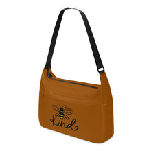 Load image into Gallery viewer, Ti Amo I love you - Exclusive Brand - Brown - Bee Kind - Journey Computer Shoulder Bag
