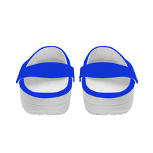 Load image into Gallery viewer, Ti Amo I love you - Exclusive Brand - Blue Blue Eyes - Double White Heart-  Womens Classic Clogs - Sizes 5-14.5
