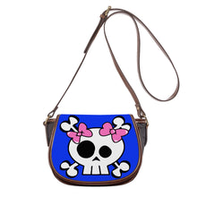 Load image into Gallery viewer, Ti Amo I love you - Exclusive Brand  - Blue Blue Eyes -  Skeleton - Saddle Bag
