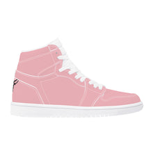 Load image into Gallery viewer, Ti Amo I love you - Exclusive Brand  - Mandys Pink - Skeleton Hands with Heart - High Top Synthetic Leather Sneaker - Ti Amo I love you
