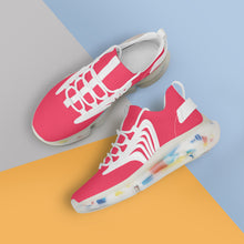 Load image into Gallery viewer, Ti Amo I love you - Exclusive Brand  - Radical Red - Mens / Womens - Air Max React Sneakers - White Soles
