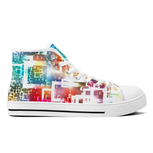 Load image into Gallery viewer, Ti Amo I love you  - Exclusive Brand  - High-Top Canvas Shoes - White Soles
