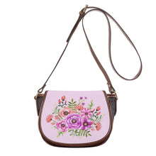 Load image into Gallery viewer, Ti Amo I love you - Exclusive Brand - Carousel Pink - Floral Bouquet - Saddle Bag
