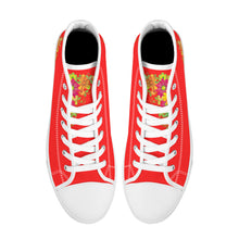 Load image into Gallery viewer, Ti Amo I love you - Exclusive Brand  - High-Top Canvas Shoes - White Soles
