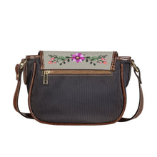 Load image into Gallery viewer, Ti Amo I love you - Exclusive Brand - Thunder - Floral Bouquet - Saddle Bag
