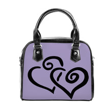 Load image into Gallery viewer, Ti Amo I love you - Exclusive Brand - Logan - Double Black Heart -  Shoulder Handbag
