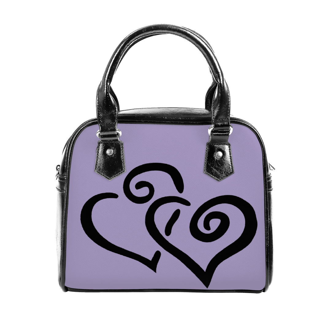 Ti Amo I love you - Exclusive Brand - Logan - Double Black Heart -  Shoulder Handbag