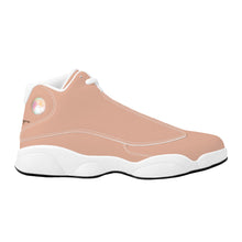 Load image into Gallery viewer, Ti Amo I love you - Exclusive Brand  - Almost Apricot - Mens / Womens  - Unisex Basketball Shoes - White Laces
