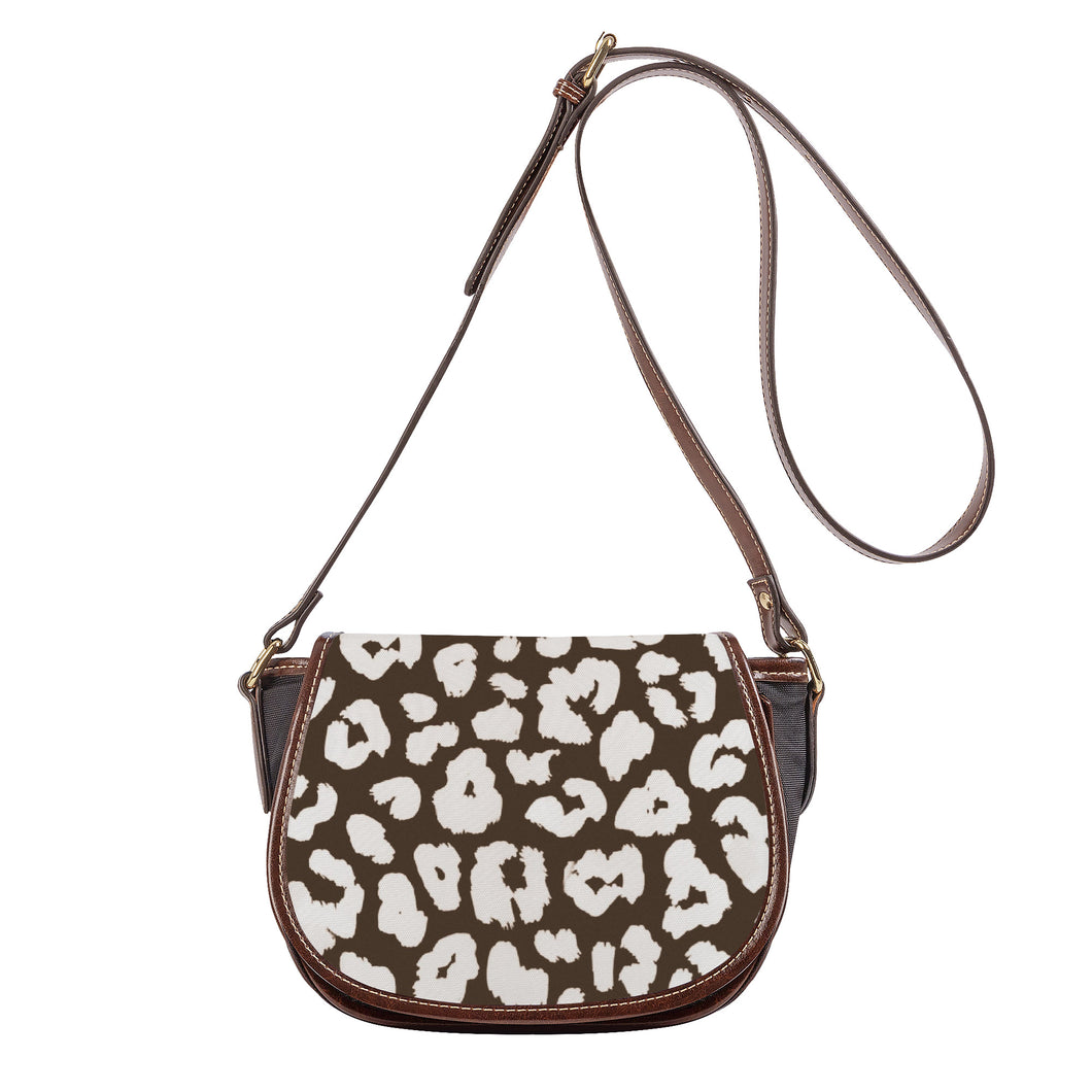 Ti Amo I love you - Exclusive Brand - Mondo & Ebb Animal Pattern - Saddle Bag