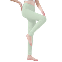 Load image into Gallery viewer, Ti Amo I love you - Exclusive Brand  - Zanah - White Daisy -  Yoga Leggings
