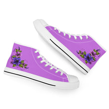 Load image into Gallery viewer, Ti Amo I love you - Exclusive Brand - High-Top Canvas Shoes - White Soles
