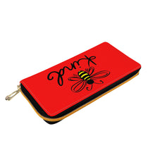 Load image into Gallery viewer, Ti Amo I love you - Exclusive Brand  - Red - Bee Kind - Zipper Purse Clutch Bag
