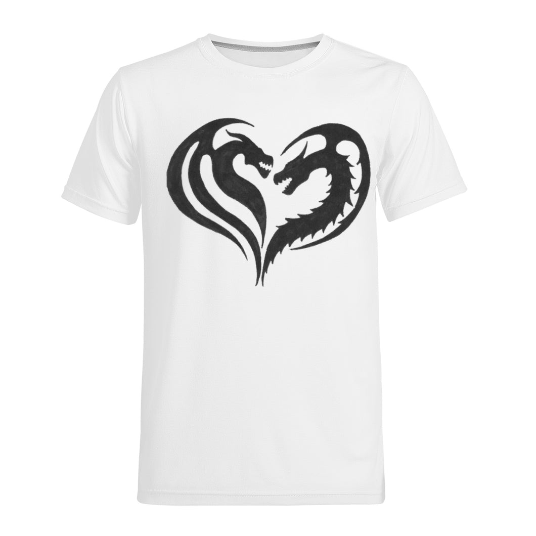 Ti Amo I love you - Double Dragon Heart -  Men's T-Shirt