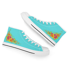 Load image into Gallery viewer, Ti Amo I love you - Exclusive Brand  - High-Top Canvas Shoes - White Soles
