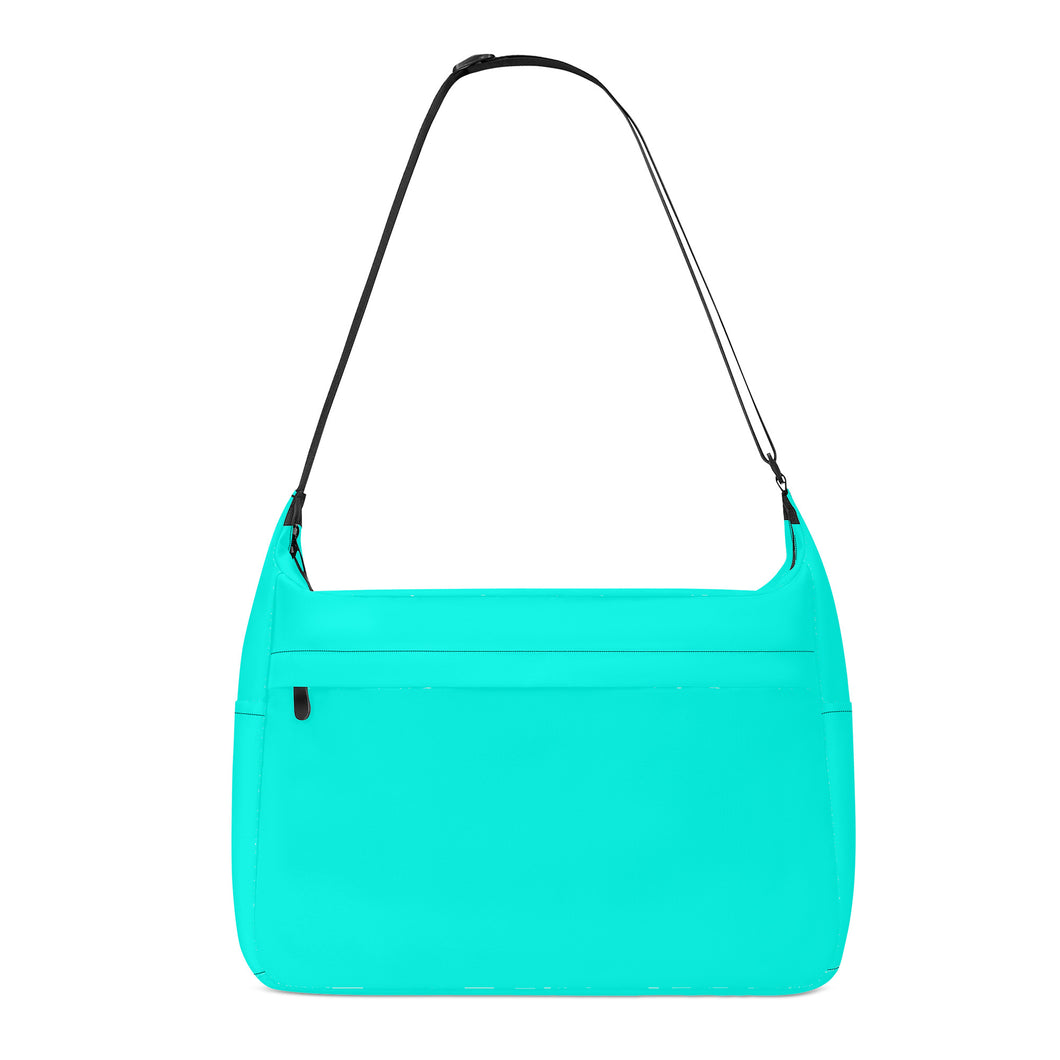 Ti Amo I love you - Exclusive Brand - Aqua - Solid Color - Journey Computer Shoulder Bag