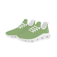 Load image into Gallery viewer, Ti Amo I love you - Exclusive Brand  - Olivine - Mens / Womens - Flex Control Sneakers- White Soles
