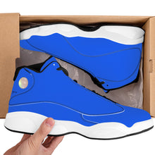 Load image into Gallery viewer, Ti Amo I love you  - Exclusive Brand  - Azul Blue - Mens / Womens - Unisex Basketball Shoes - Black Laces
