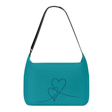 Load image into Gallery viewer, Ti Amo I love you - Exclusive Brand  - Hullabaloo - Double Script Heart - Journey Computer Shoulder Bag
