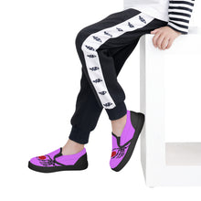 Load image into Gallery viewer, Ti Amo I love you - Exclusive Brand - Heliotrope - Skeleton Hands with Heart - Kids Slip-on shoes - Black Soles
