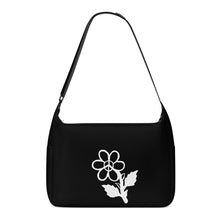 Load image into Gallery viewer, Ti Amo I love you - Exclusive Brand - Black - White Daisy - Journey Computer Shoulder Bag
