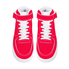 Load image into Gallery viewer, Ti Amo I love you - Exclusive Brand - American Rose Red - High Top Unisex Sneakers
